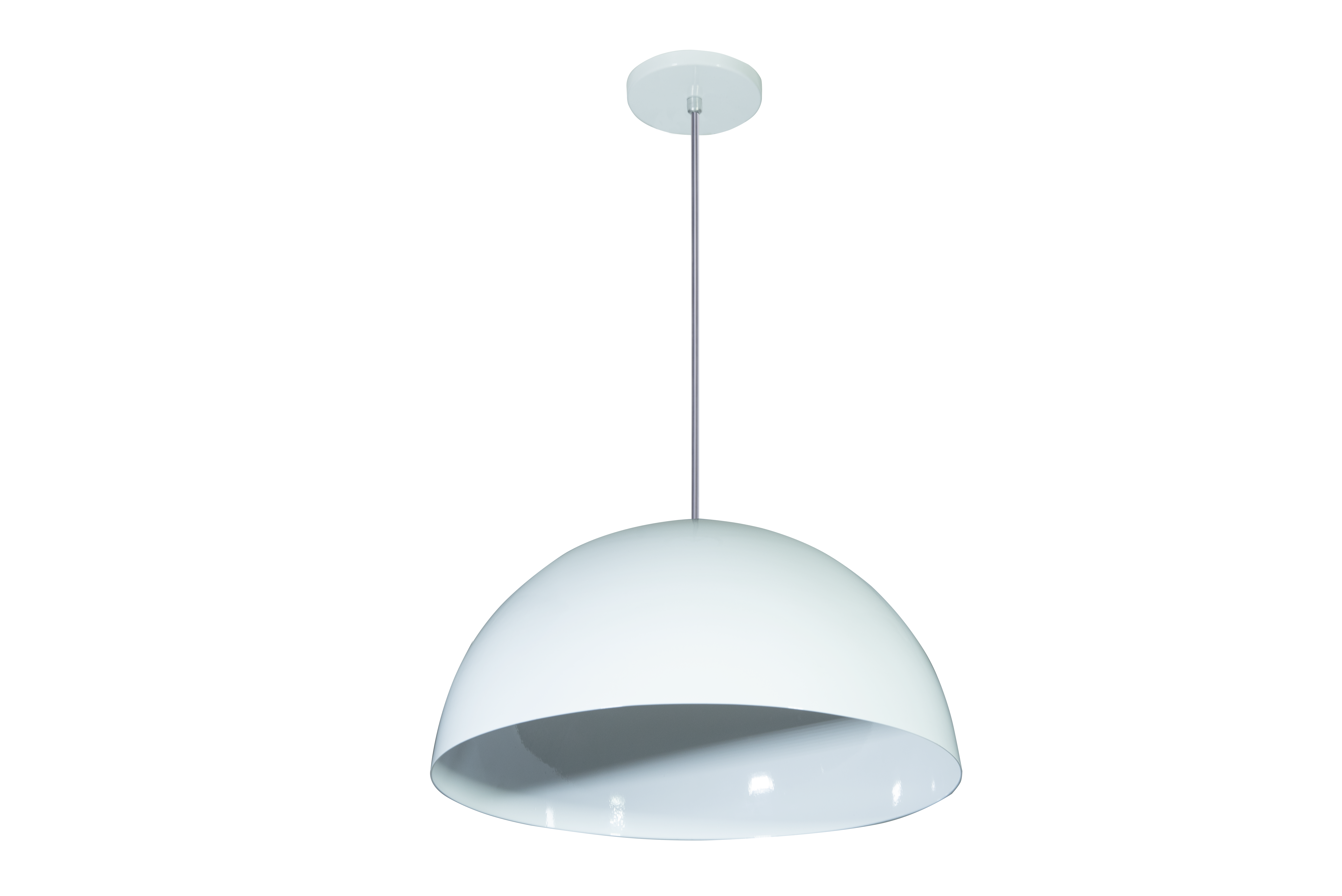 010100909 Pendente Meia Bola Branco